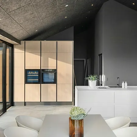 Holiday home Architectural Peach And Minimalism In The Dunes Aalbaek