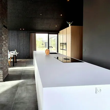 Architectural Peach And Minimalism In The Dunes Aalbaek