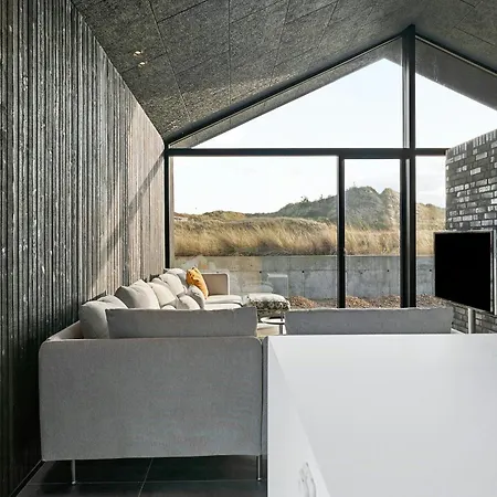 Architectural Peach And Minimalism In The Dunes Holiday home